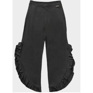 Matilda Jane Large At Your Best Bottom Cascading Ruffle Pants Split Boho Chic